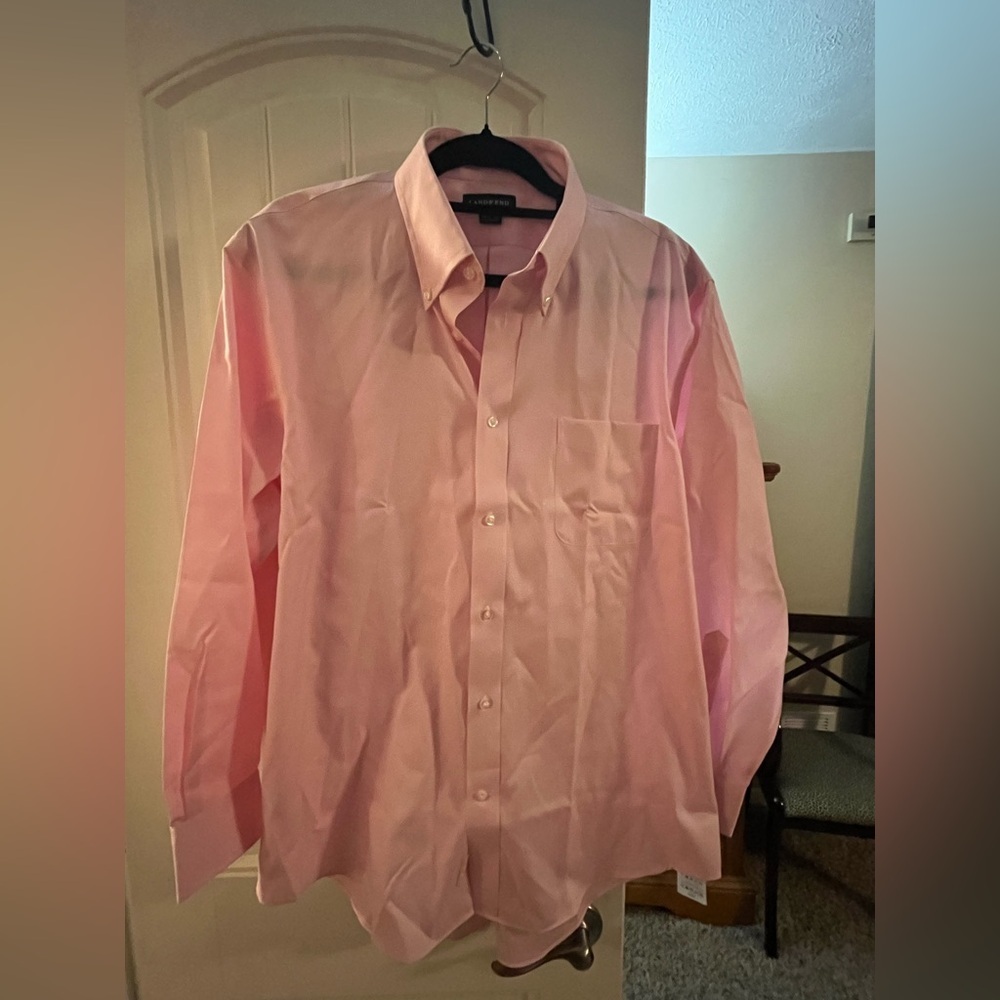 Lands' End Light Pink Dress Shirt
